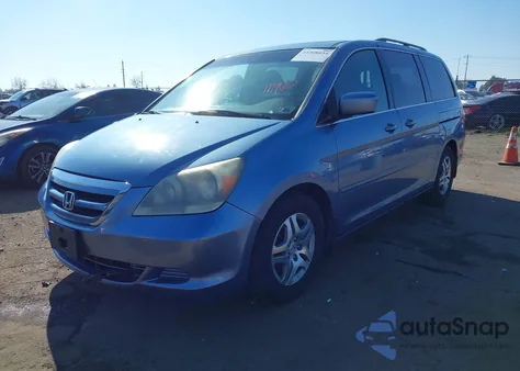 2007 Honda Odyssey Ex-L z USA, uszkodzony, nr VIN 5FNRL38677B056019